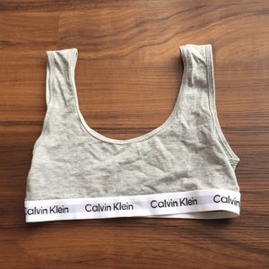 little girls Calvin Klein sports bra